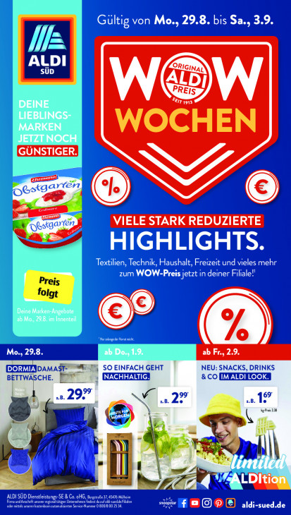 Aldi Süd Prospekt 02.09.2022