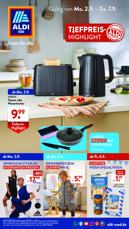 Aldi Süd Prospekt 07.09.2024