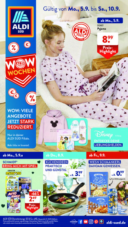 Aldi Süd Prospekt 08.09.2022