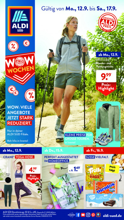 Aldi Süd Prospekt 15.09.2022