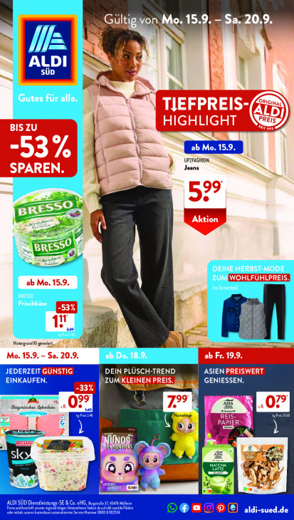 Aldi Süd Prospekt 18.09.2025