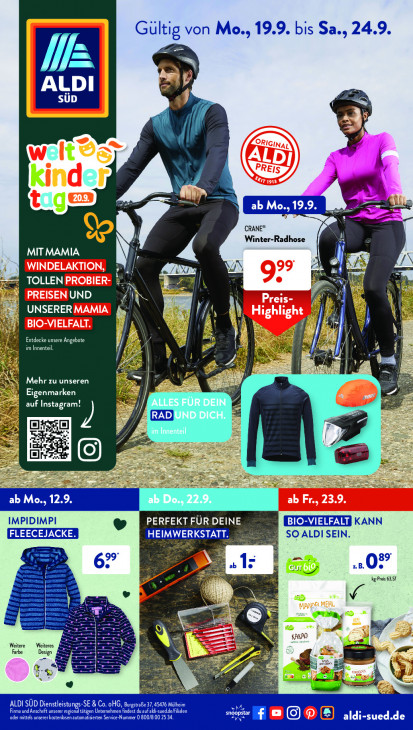 Aldi Süd Prospekt 22.09.2022