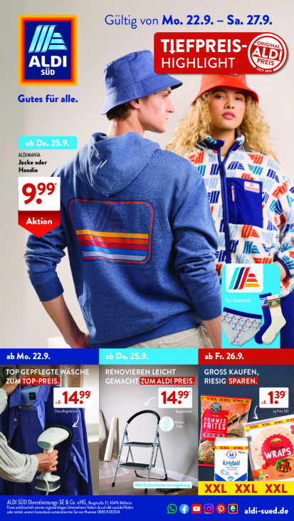 Aldi Süd Prospekt 27.09.2025
