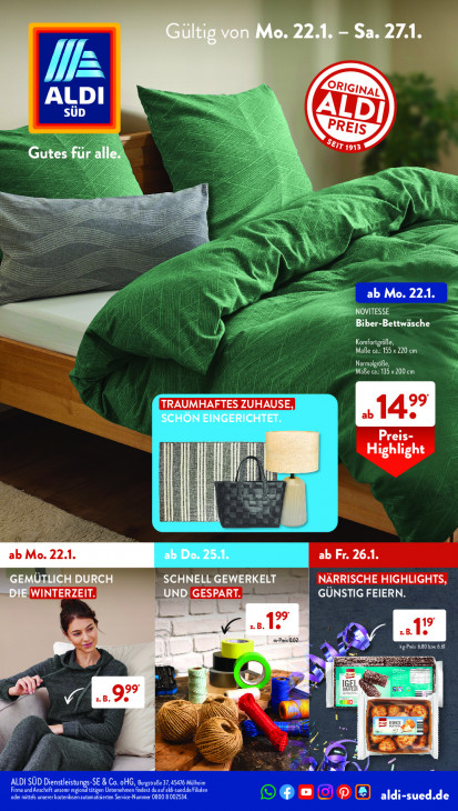 Aldi Süd Prospekt 27.01.2024