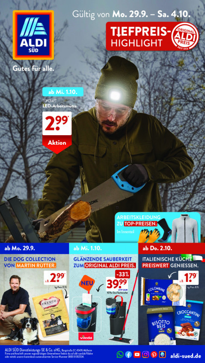 Aldi Süd Prospekt 04.10.2025