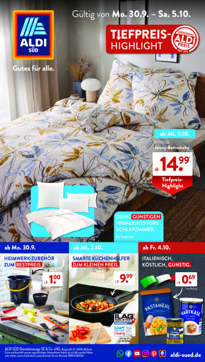 Aldi Süd Prospekt 05.10.2024