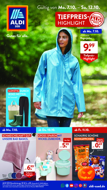 Aldi Süd Prospekt 10.10.2024