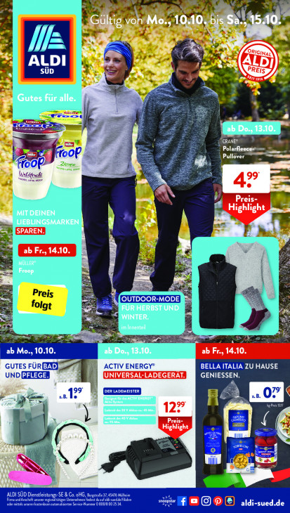 Aldi Süd Prospekt 13.10.2022