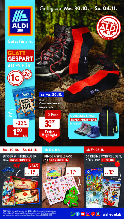 Aldi Süd Prospekt 04.11.2023