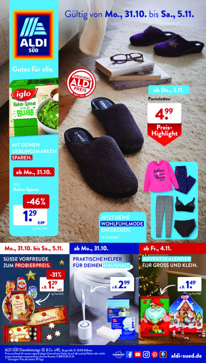 Aldi Süd Prospekt 03.11.2022