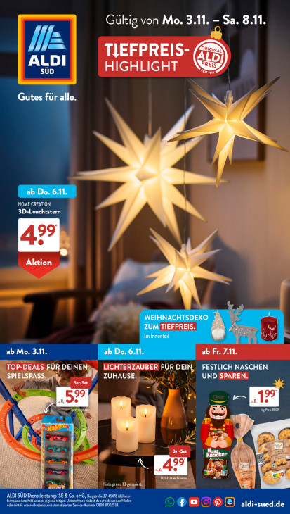 Aldi Süd Prospekt 06.11.2025