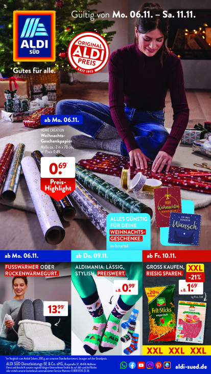 Aldi Süd Prospekt 11.11.2023