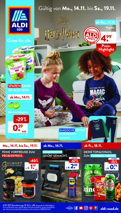 Aldi Süd Prospekt 19.11.2022