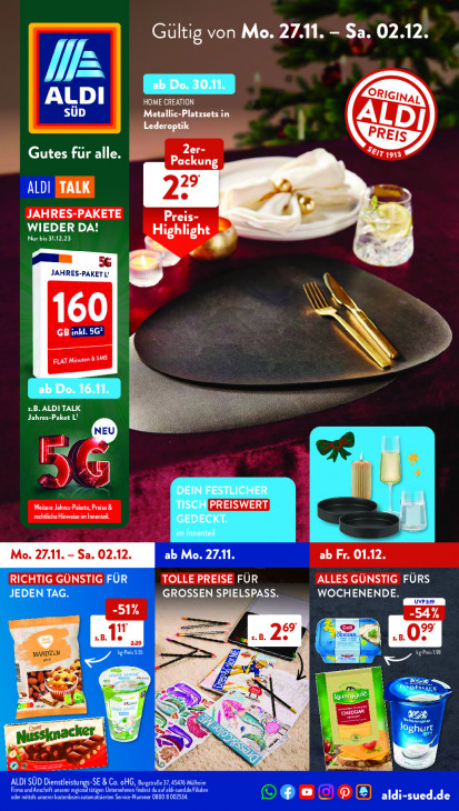Aldi Süd Prospekt 02.12.2023