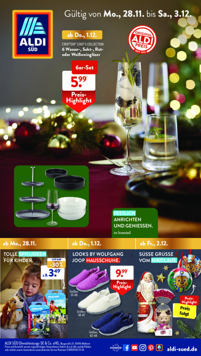 Aldi Süd Prospekt 01.12.2022