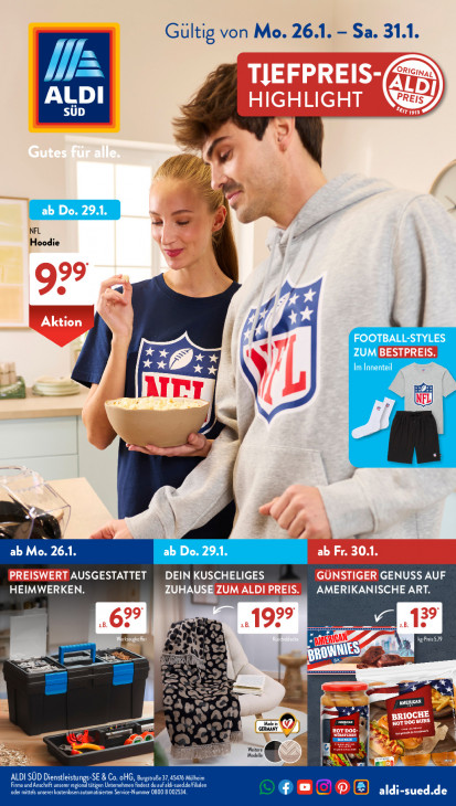 Aldi Süd Prospekt 29.01.2026