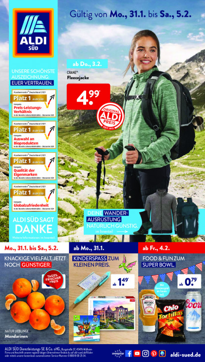 Aldi Süd Prospekt 03.02.2022