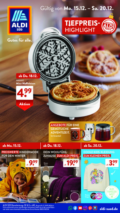 Aldi Süd Prospekt 18.12.2025