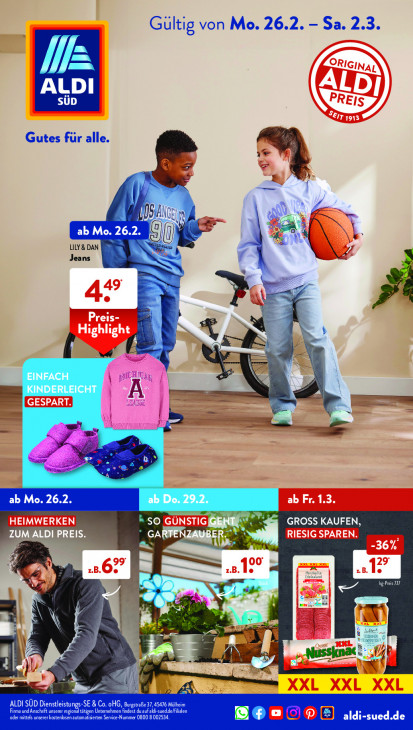 Aldi Süd Prospekt 24.02.2024