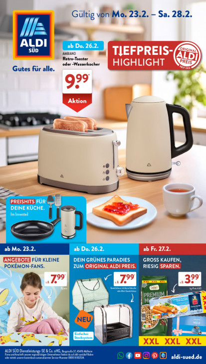 Aldi Süd Prospekt 26.02.2026